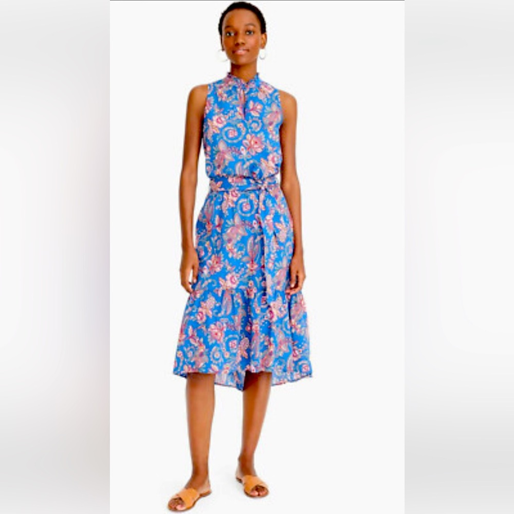 NWT J Crew Liberty London Flora Belle Hi Lo Skirt- size 10